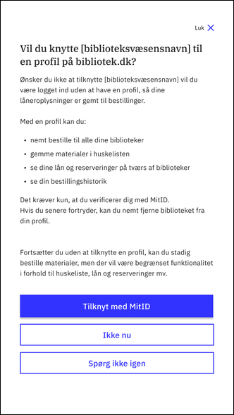 Vil du knytte FFU til login?